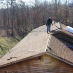 Therma Vent Evergreen Log Cabin Metal Roof