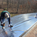 Therma Vent Evergreen Log Cabin Metal Roof